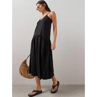 The Very Collection Cotton Cami Midaxi Dress - Black