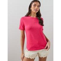 The Very Collection Crew Neck T-Shirt - Pink