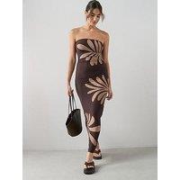 The Very Collection Placement Bandeau Stretch Maxi Dress