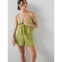 The Very Collection Textured Stretch Strappy Playsuit