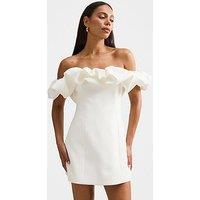 Forever New Tammie Off Shoulder Dress - White