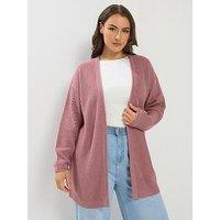 Yours Curve Essential Knitted Cardigan