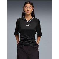 Puma Womens Future Archive Fitted Waist Football Jersey - Black