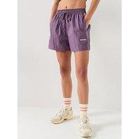 Peach Fit Womens Poly Nylon Short - Grey