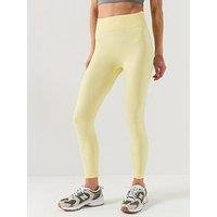 Peach Fit Womens High Waisted Seamless Leggings - Yellow