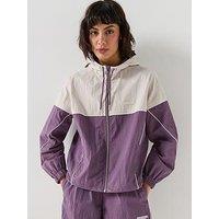 Peach Fit Womens Poly Nylon Tracktop - Purple