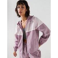 Peach Fit Womens Poly Nylon Tracktop - Pink