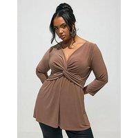 Yours Curve Knot Front Top