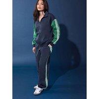 Pixiegirl Petite Shell Suit Cuff Joggers - Blue
