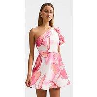 Forever New Josephina Flouncy Mini Dress - Pink