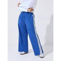 Yours Curve Striped Sporty Trouser