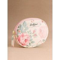 Cath Kidston Oval Coin Purse Hackney Rose Print - Cream