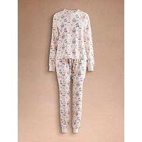 Cath Kidston Jersey Pyjama Fancy Dogs Print - Pink