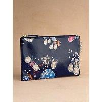 Cath Kidston Zipped Purse Little Treasures Print - Navy