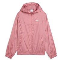 Puma Womens Essential Relaxed Windbreaker - Pink