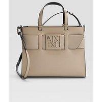 Armani Exchange Susy Big Tote Bag - Beige