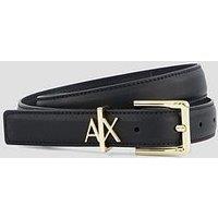 Armani Exchange Tongue Belt - Black