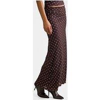 Forever New Mimi Flute Maxi Skirt - Brown