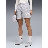 Puma Womens Sport Woven Shorts - Silver