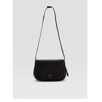 Armani Exchange Tory Saddle Bag - Black