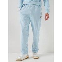 Lyle & Scott Piped Straight Leg Track Joggers -Blue - Light Blue