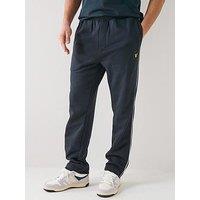 Lyle & Scott Piped Straight Leg Track Joggers - Navy