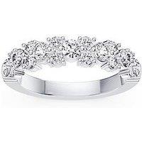 Ernest Jones Scatter Eternity 1Ct Diamond Ring - Platinum