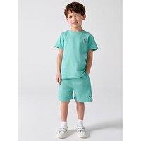 Paul Smith Junior Psjb Waffle T-Shirt And Shorts Set - Green