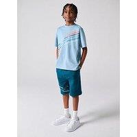Paul Smith Junior Older Boys Tonal T-Shirt And Shorts Set - Blue