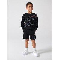 Paul Smith Junior Junior Younger Boys Logo Stripe Sweater Set - Black