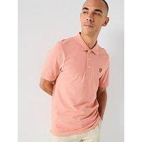 Lyle & Scott Essentials Plain Polo Shirt - Orange