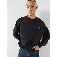 Lyle & Scott Lyle & Scott Loungewear Crew Neck Sweat And Short Set - Black