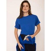 Mint Velvet Ultimate Cotton T-Shirt - Blue