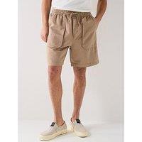 Lyle & Scott Lyle & Scott Linen Shorts -Beige