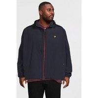 Lyle & Scott Big Tall Zip Through Hooded Jacket - Navy
