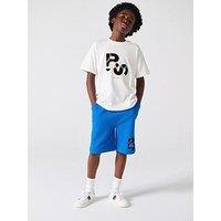 Paul Smith Junior Older Boys Logo Ps T-Shirt And Shorts Set - Blue