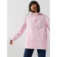 Hunter Izzy Pu Hooded Jacket - Parfait Pink