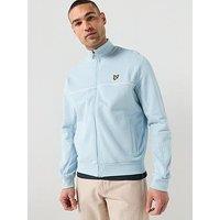 Lyle & Scott Piped Full Zip Tracksuit Top - Light Blue