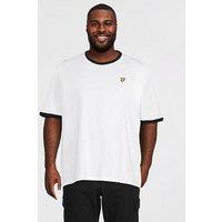 Lyle & Scott Big Tall Ringer T-Shirt - White