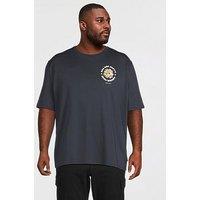 Lyle & Scott Big Tall Nature Graphic T-Shirt - Navy