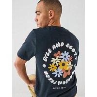 Lyle & Scott Nature Graphic T-Shirt - Navy