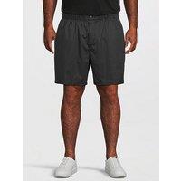 Lyle & Scott Big & Tall Everyday Bermuda Shorts - Black