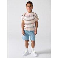 Paul Smith Junior Boys Striped Sweat Short Set - Blue