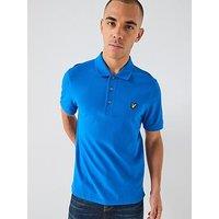Lyle & Scott Essentials Plain Polo Shirt - Blue