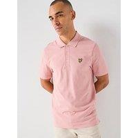 Lyle & Scott Essentials Plain Polo Shirt - Pink
