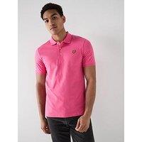 Lyle & Scott Essentials Plain Polo Shirt - Pink