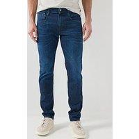 Replay Anbass Slim Hyperflex Jeans - Dark Blue