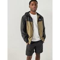 Puma Mens Relaxed Windbreaker - Khaki Green