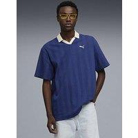 Puma Mens Class Relaxed Pinnacle Polo - Blue