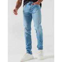 Replay Grover Slim Straight Jeans - Light Blue